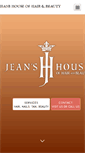 Mobile Screenshot of jeanshouseofhair.co.za